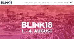 Desktop Screenshot of blinkfestivalen.no