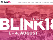 Tablet Screenshot of blinkfestivalen.no